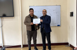 Qazaxıstanlı tələbələr BDU-nun Fizika fakültəsində praktiki hazırlıq keçiblər