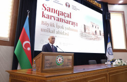 BDU-da təqdimat: "Sanqaçal karvansarayı - Böyük İpək Yolunun unikal abidəsi"