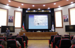 BDU-da təqdimat: "Sanqaçal karvansarayı - Böyük İpək Yolunun unikal abidəsi"