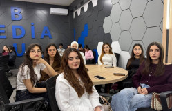 Azərbaycan İnternet Forumunun prezidenti BDU tələbələri ilə görüşüb