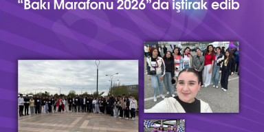 800-dən çox BDU tələbəsi “Bakı Marafonu 2026”da iştirak edib