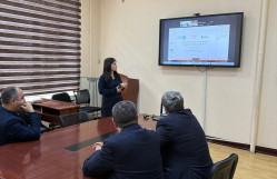 İtaliyanın Calabria Universitetinin professoru BDU-nun gənc alimlərinə mühazirə oxuyub