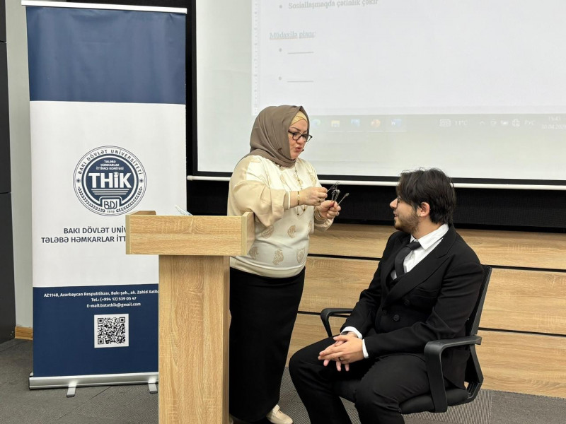 BDU-da təlim: “Autizm spektr pozuntusunun loqopedik korreksiyası”