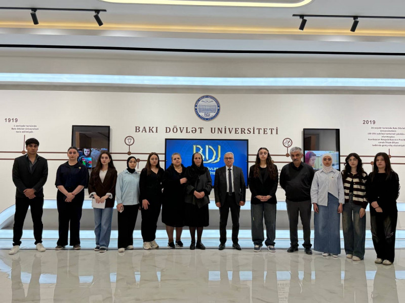Fizika fakültəsində "Bir ad, bir tarix, bir qəhraman- Şəhid Leytenant Murad Nağıyev" adlı tədbir keçirilib
