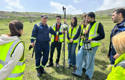 BDU tələbələri “Azerbaijan International Mining Company Limited” şirkətində istehsalat təcrübəsində