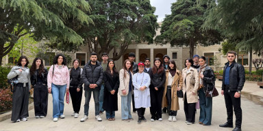 BDU-nun Biologiya fakültəsinin tələbələri Mərkəzi Nəbatat Bağında ekskursiyada