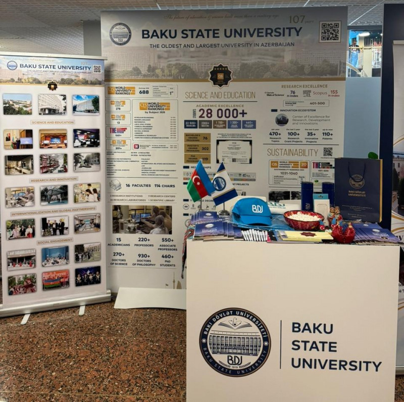 BDU Avropa Universitetləri Sammitində Azərbaycanı öz stendi ilə təmsil edir