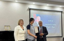BDU-nun nəzdində “Gənc istedadlar” liseyinin şagirdi “Azərbaycanın memarlıq inciləri” adlı rəsm müsabiqəsinin qalibi olub