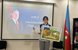 BDU-nun nəzdində “Gənc istedadlar” liseyinin şagirdi “Azərbaycanın memarlıq inciləri” adlı rəsm müsabiqəsinin qalibi olub