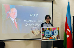 BDU-nun nəzdində “Gənc istedadlar” liseyinin şagirdi “Azərbaycanın memarlıq inciləri” adlı rəsm müsabiqəsinin qalibi olub