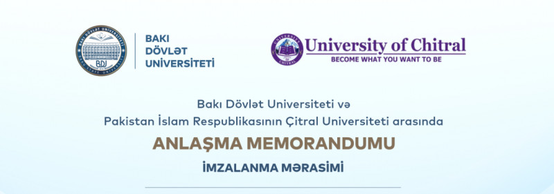 Pakistanın Çitral Universitetinin nümayəndə heyəti BDU-da olub