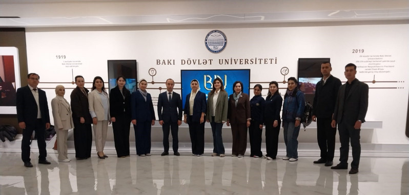 Özbəkistanın Fərqanə Dövlət Universitetinin əməkdaşları BDU-da pedaqoji təcrübə proqramında iştirak ediblər