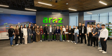 BDU tələbələri "Araz Supermarket” MMC-də istehsalat təcrübəsində