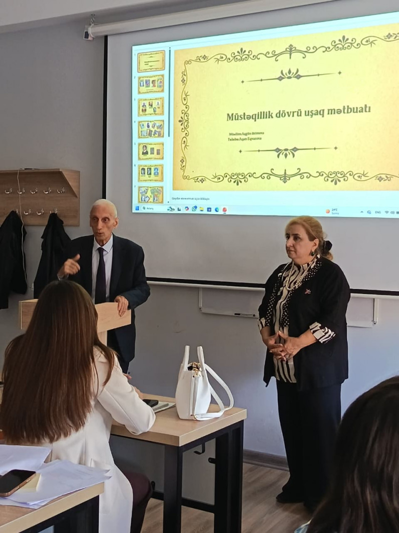 "Uşaq mətbuatının yazarları" mövzusunda açıq dərs