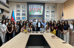 BDU tələbəsi Turqut Ansarinin "Qalibiyyət dastanı" kitabının təqdimat mərasimi