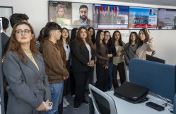 BDU tələbələrinin “ANEWZ” beynəlxalq televiziya kanalına infoturu