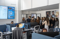 BDU tələbələrinin “ANEWZ” beynəlxalq televiziya kanalına infoturu