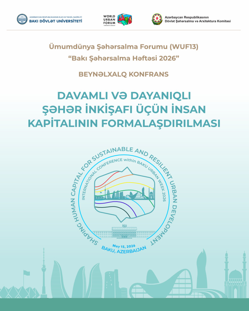 BDU Dövlət Şəhərsalma və Arxitektura Komitəsi ilə beynəlxalq konfrans keçirəcək