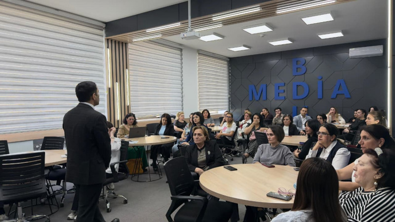 BDU-da “Elmi tədqiqatların dayanıqlı inkişafa töhfəsi” mövzusunda təlim keçirilib