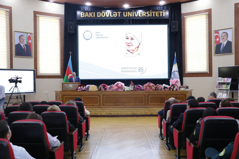 Görkəmli şərqşünas alim, BDU-nun dosenti Əsmətxanım Məmmədovanın 85 illik  yubileyinə həsr olunmuş Respublika elmi konfransı