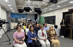 BDU-da “Professor Nəsir İmanquliyev dərsləri”: Əməkdar jurnalist Flora Xəlilzadə ilə görüş