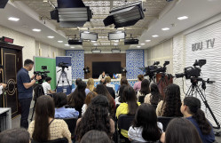 BDU-da “Professor Nəsir İmanquliyev dərsləri”: Əməkdar jurnalist Flora Xəlilzadə ilə görüş