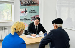 BDU-nun Hüquq Klinikasının ilk ödənişsiz hüquqi yardım kampaniyası başa çatıb