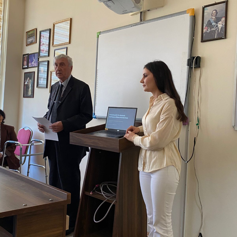 Tarix fakültəsində “Prometeyçilik hərəkatında Azərbaycanlı mühacirlərin rolu” mövzusunda elmi seminar keçirilmişdir