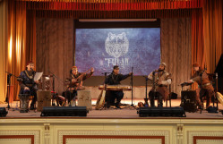 BDU-da Qazaxıstanın məşhur “Turan” ansamblının mühazirə-konserti keçirilib
