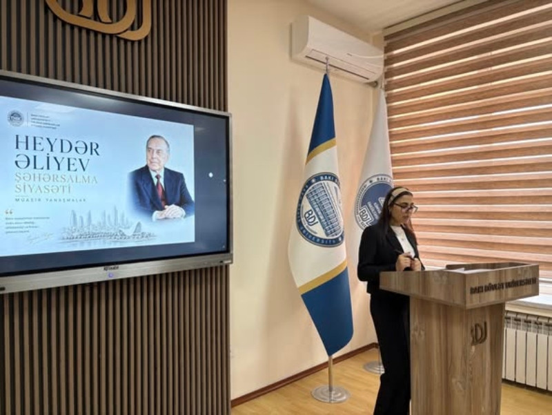 "Şəhərsalma siyasəti və müasir yanaşmalar” mövzusunda tədbir keçirildi