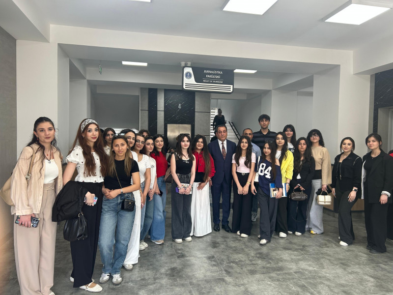 BDU-da “MediaPulse” təcrübə proqramının növbəti qonağı AzTV-nin sədr müavini Rafiq Həşimov olub