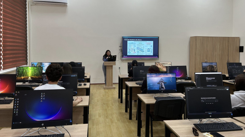 BDU-da “Rəqəmsal sənət” adlı süni intellekt sərgisi layihəsi çərçivəsində təlimlər