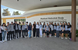 Biologiya müəllimliyi ixtisası üzrə təhsil alan tələbələr şagirdlər üçün ekskursiya təşkil ediblər