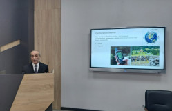 Bakı Dövlət Universitetinin (BDU) Coğrafiya fakültəsində “Şəhərsalma və Memarlıq İli” çərçivəsində “Peyk məlumatlarının şəhərsalma və kadastr işində tətbiqi” mövzusunda ustad dərsi keçirilib