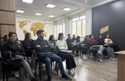 Bakı Dövlət Universitetinin Coğrafiya fakültəsi rəhbərliyi və Tələbə Gənclər Təşkilatının təşkilatçılığı ilə “Təbii Fəlakətlər: Tanı, anla, qarşısını al” adlı diskussiya keçirilib