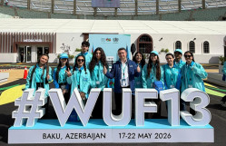 348 BDU tələbəsi WUF13-də könüllü kimi fəaliyyət göstərir