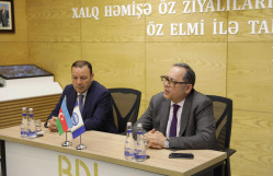 BDU-da “Diplomatiya saatı” layihəsinin ilk qonağı Azərbaycanın Keniyakı səfiri Sultan Hacıyev olub