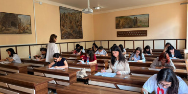 BDU-da ali məktəb tələbələri arasında Fizika, Riyaziyyat, Kimya, Biologiya və Coğrafiya fənləri üzrə IV Respublika Olimpiadası keçirilib