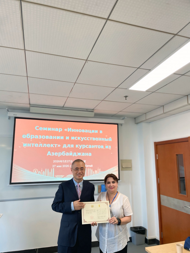 BDU əməkdaşları Çində beynəlxalq təlim-seminarda iştirak ediblər