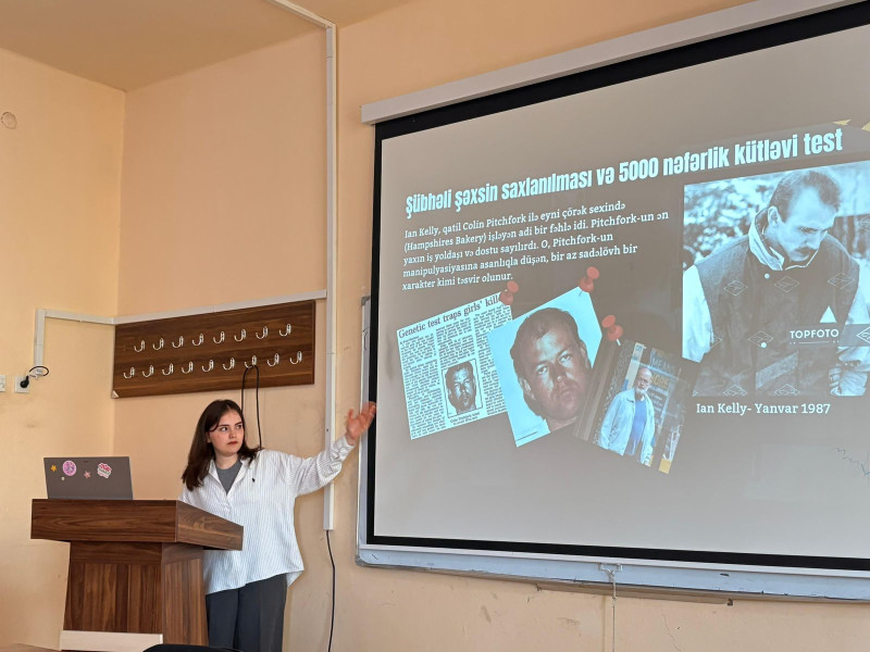 BDU-da “Kriminalistik genetika və STR analizi” mövzusunda elmi seminar