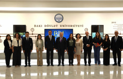 Çinin Xi’an Shiyou Universitetinin vitse-prezidenti Zhang Rongjunun rəhbərlik etdiyi nümayəndə heyəti BDU-da olub