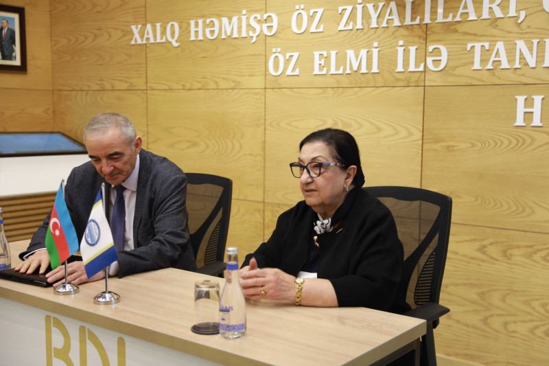 BDU-da “Ulu Öndər Heydər Əliyevin siyasi irsi və dövlətçilik baxışları” layihəsi çərçivəsində növbəti görüş