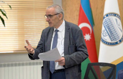 Milli Məclisin komitə sədri Tahir Rzayev BDU-da “Heydər Əliyev mühazirələri”nin qonağı olub