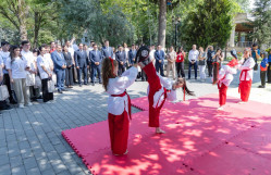 "Tarixin izi ilə: yaddaşımız gələcəyimizdir” V gənclər düşərgəsinin açılışı olub