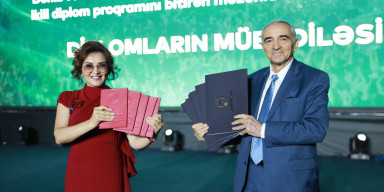 BDU və Əl-Fərabi adına Qazax Milli Universitetinin birgə ikili diplom proqramı üzrə magistrantların dissertasiya müdafiəsi keçirilib