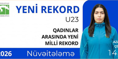 BDU tələbəsi Səkinə Hacızadə nüvəitələmə növündə U-23 qadınlar arasında ölkə rekordunu yeniləyib