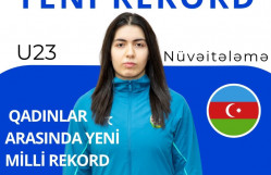 BDU tələbəsi Səkinə Hacızadə nüvəitələmə növündə U-23 qadınlar arasında ölkə rekordunu yeniləyib