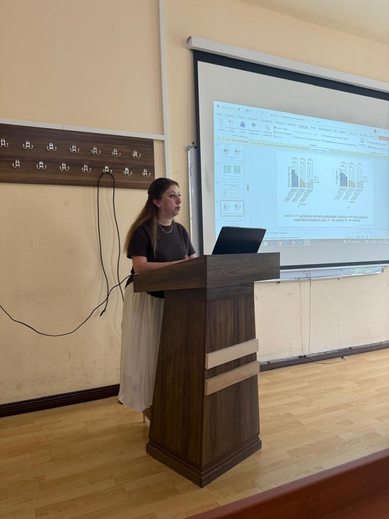 “Bitki mənşəli nanohissəciklərin canlı sistemlərə təsiri”nə həsr olunmuş elmi seminar keçirilib