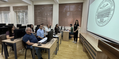 Tələbələrin istehsalat təcrübəsinin yekunlarına dair dinlənmə keçirilib