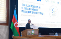 BDU və Beynəlxalq Türk Akademiyasının Birinci Türkoloji Qurultayın 100 illik yubileyinə həsr etdiyi kitabların təqdimatı olub